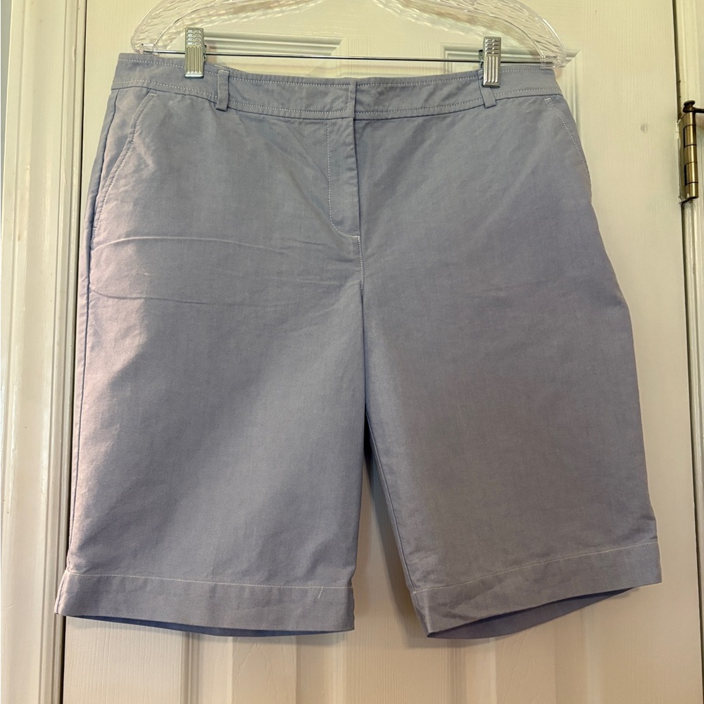 Talbots Soft Blue Women's‎ Bermudas Size 14P